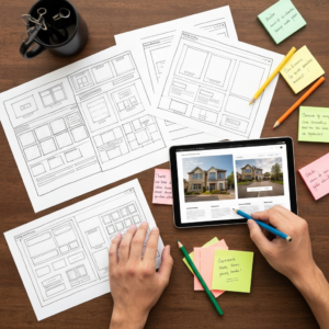 Google Ads real estate landing page