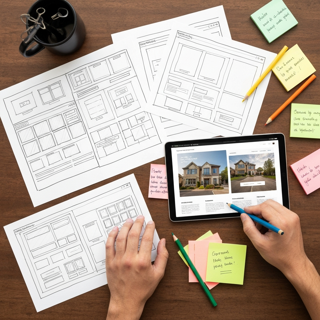 Google Ads real estate landing page