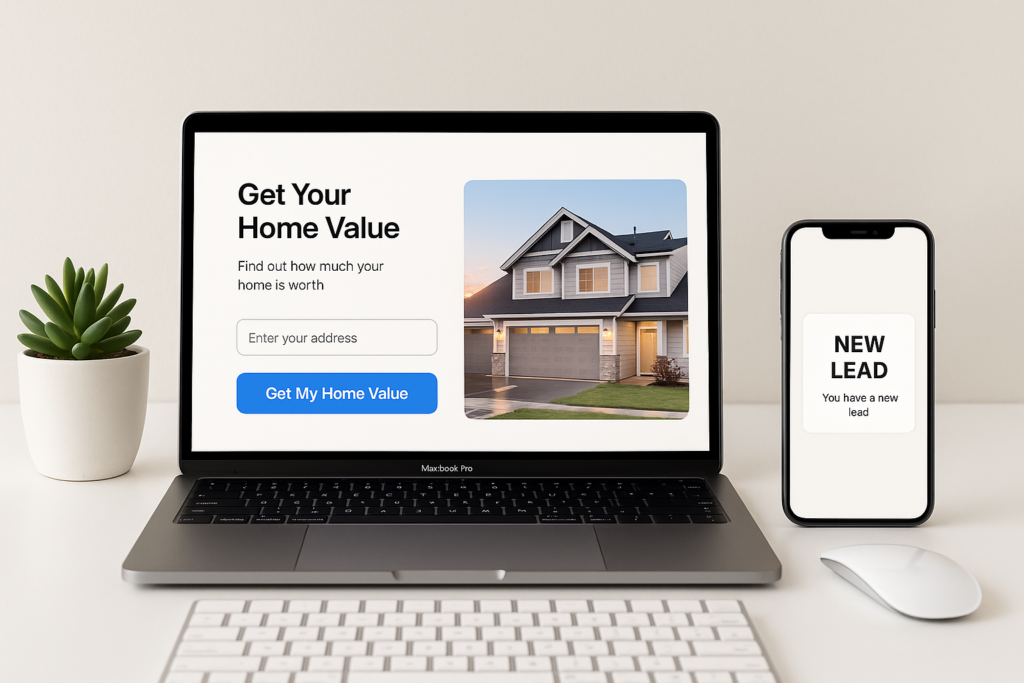 best home valuation lead capture tool